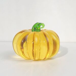 Colorful Glass Pumpkin Sculpture